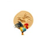 Molde de Silicone Galo da Fazendinha