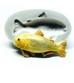 Molde de Silicone Peixe Dourado Para Decorar Fundo do Mar