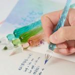 Pincel de Vidro Vintage Para Imersão Em Tinteiro Escolha