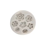 Molde de Silicone Mini Flores 7 Cav