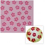 Stencil Textura Flores de Hibisco SG11