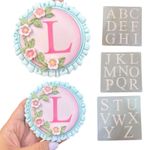 Kit Stencil de Alfabeto Maiusculo DL15