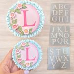 Kit Stencil de Alfabeto Maiusculo DL15