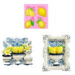 Molde de Silicone Frutas - Limão Limões 4 Cav