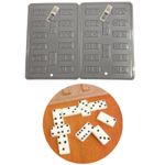 Kit Formas Domino Completo 28 Peças Simples C-366 C-377