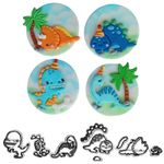Kit Cortadores de Dinossauro Baby 6cm