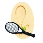 Molde De Silicone Esporte - Tenis (Raquete e Bola)