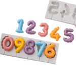 Molde de Silicone Numeros de Balões