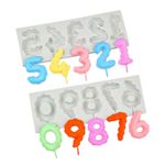 Molde de Silicone Numeros de Balões