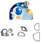 Kit Cortadores Molduras de Astronauta 9cm