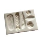 Molde de Silicone para Decorar Cabelos