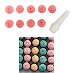 Kit Carimbos Marcadores Numeros 10 Peças