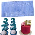 Forma Vela De Chocolate Numeros FDM C-851