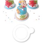 Base Branca Redonda para Doces 8cm com 20 Uni Ultrafest