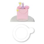 Base Branca Redonda para Doces 5,5cm com 20 Uni Ultrafest
