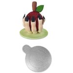 Base de Prata Redonda para Doces 8cm com 20 Uni Ultrafest
