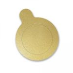 Base Dourada Redonda Para Doces 3,5cm 50 Uni Ultrafest