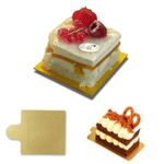 Base Ouro Quadrada para Doces 6cm com 20 Uni Ultrafest