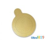 Base Dourada Redonda Para Doces 10cm Com 20 Un Ultrafest