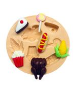 Molde De Silicone Kit Festa Junina Comidas
