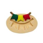 Molde de Silicone Bandeirinhas de Festa Junina Mod 1