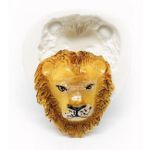 Molde de Silicone Animais do Safari - Rosto Leão Mod 3