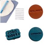 Kit Carimbos Marcadores de Mini Alfabeto + Reguá Mod 2