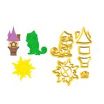 Kit Cortadores Rapunzel / Enrolados 5cm Simples
