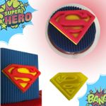 Cortador Super Herois - Logo Superman Super Homem 5,5cm