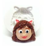 Molde de Silicone A Casa Magica da Gabby - Rosto Gabby