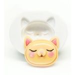 Molde de Silicone A Casa Magica da Gabby - Rosto Pillow Cat