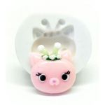 Molde de Silicone A Casa Magica da Gabby - Rosto Kitty Fairy