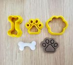 Cortador Patinha e Osso Para Decorar Cachorros