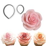 Kit Cortadores Pétalas de Rosas 3 e 4,5cm