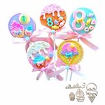 Kit Cortadores Confeitaria Cupcakes Sorvete e Cobertura 4 Un