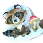 Molde de Silicone Animais do Bosque Escolha 1 Un Mod 2