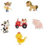 Kit Papel de Arroz Fazendinha Mod 2