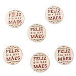 Kit Papel de Arroz Feliz dia das Mães 6 Un