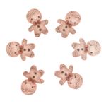 Kit Papel de Arroz Bonecos de Natal Ginger 6 Un