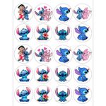 Folha A4 Papel de Arroz Esc 1 Un Stitch, Safari, Frozen etc