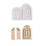 Molde De Silicone Janela E Porta Para Decorar