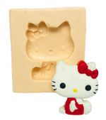 Molde De Silicone Hello Kitty