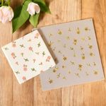 Stencil Florzinha Flores Delicadas Biscoito Doces Decor DL34