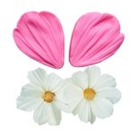 Molde de Silicone Pétalas de Flores 2 Pçs