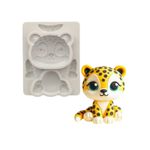 Molde de Silicone Onça Baby 3D