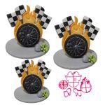 Kit Cortadores Rodas Fogo e Bandeiras da Hot Wheels