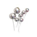 Kit Cake Topper / Topo de Bolo Bolas Perolas Escolha a Cor