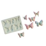 Molde de Silicone Borboletas 5 Cav