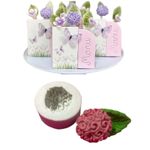 Molde de Silicone Mini Buque de Rosas