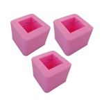 Molde de Silicone para Decorar Arte e Doces Mini Cubo 3cm